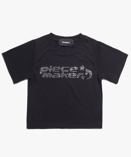 PIECEMAKER(ピースメーカー)の「CRYSTAL LOGO CROP TEE (BLACK)(Tシャツ/カットソー・レディース・その他・FREE)」の2枚目の写真