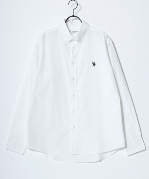 U.S. POLO ASSN.(ユーエスポロアッスン)の「U.S. POLO ASSN./ユーエスポロアッスン Broad Denim Shirt/レギュラーフィット ブロード デニム 無地 ストライプ チェック ロゴ ワンポイント刺繍 ボタンダウンシャツ/長袖シャツ/レディース メンズ(シャツ/ブラウス・メンズ・ブルー系その他/インディゴブルー/ホワイト/ブラック/ライトブルー/ブルー系その他2・LL/L/M)」の13枚目の写真