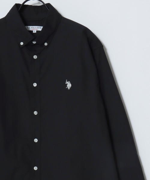 U.S. POLO ASSN.(ユーエスポロアッスン)の「U.S. POLO ASSN./ユーエスポロアッスン Broad Denim Shirt/レギュラーフィット ブロード デニム 無地 ストライプ チェック ロゴ ワンポイント刺繍 ボタンダウンシャツ/長袖シャツ/レディース メンズ(シャツ/ブラウス・メンズ・ブルー系その他/インディゴブルー/ホワイト/ブラック/ライトブルー/ブルー系その他2・LL/L/M)」の8枚目の写真