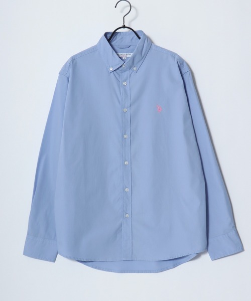 U.S. POLO ASSN.(ユーエスポロアッスン)の「U.S. POLO ASSN./ユーエスポロアッスン Broad Denim Shirt/レギュラーフィット ブロード デニム 無地 ストライプ チェック ロゴ ワンポイント刺繍 ボタンダウンシャツ/長袖シャツ/レディース メンズ(シャツ/ブラウス・メンズ・ブルー系その他/インディゴブルー/ホワイト/ブラック/ライトブルー/ブルー系その他2・LL/L/M)」の17枚目の写真