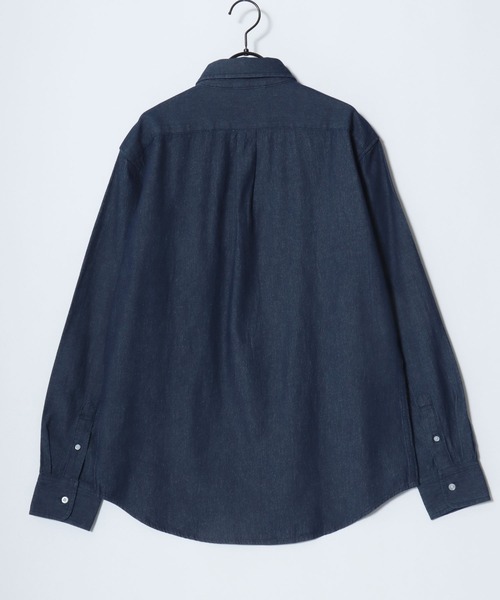 U.S. POLO ASSN.(ユーエスポロアッスン)の「U.S. POLO ASSN./ユーエスポロアッスン Broad Denim Shirt/レギュラーフィット ブロード デニム 無地 ストライプ チェック ロゴ ワンポイント刺繍 ボタンダウンシャツ/長袖シャツ/レディース メンズ(シャツ/ブラウス・メンズ・ブルー系その他/インディゴブルー/ホワイト/ブラック/ライトブルー/ブルー系その他2・LL/L/M)」の20枚目の写真
