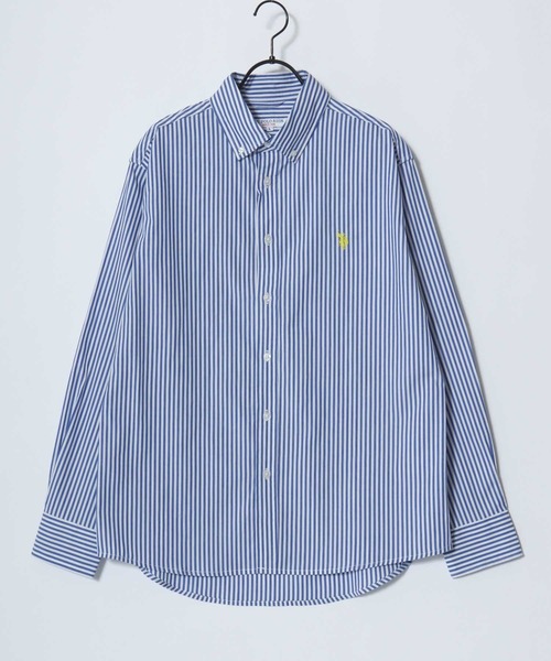 U.S. POLO ASSN.(ユーエスポロアッスン)の「U.S. POLO ASSN./ユーエスポロアッスン Broad Denim Shirt/レギュラーフィット ブロード デニム 無地 ストライプ チェック ロゴ ワンポイント刺繍 ボタンダウンシャツ/長袖シャツ/レディース メンズ(シャツ/ブラウス・メンズ・ブルー系その他/インディゴブルー/ホワイト/ブラック/ライトブルー/ブルー系その他2・LL/L/M)」の21枚目の写真