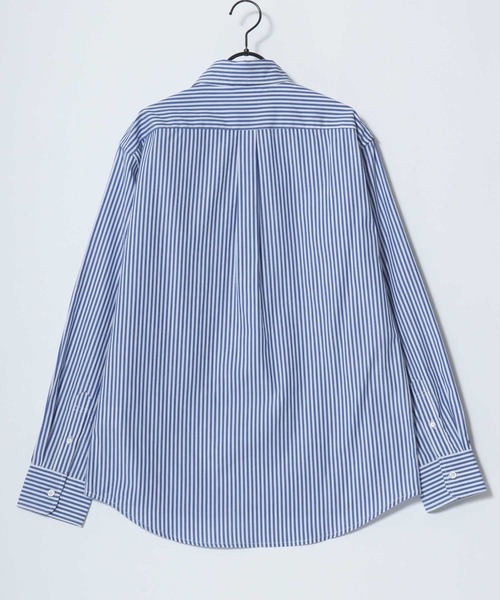 U.S. POLO ASSN.(ユーエスポロアッスン)の「U.S. POLO ASSN./ユーエスポロアッスン Broad Denim Shirt/レギュラーフィット ブロード デニム 無地 ストライプ チェック ロゴ ワンポイント刺繍 ボタンダウンシャツ/長袖シャツ/レディース メンズ(シャツ/ブラウス・メンズ・ブルー系その他/インディゴブルー/ホワイト/ブラック/ライトブルー/ブルー系その他2・LL/L/M)」の22枚目の写真