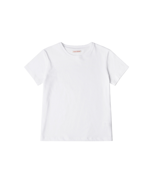 VANONE ATELIER(バノンアトリエ)の「A3487 エッセンシャルレギュラーフィットTシャツ_ホワイト(Tシャツ/カットソー・レディース・ホワイト・FREE)」の2枚目の写真