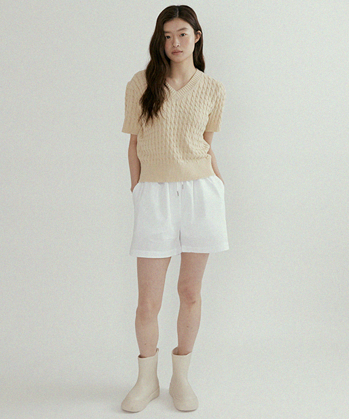 LINGSEOUL(リングソウル)の「half cotton banding pants-white(その他パンツ・レディース・その他・FREE)」の15枚目の写真