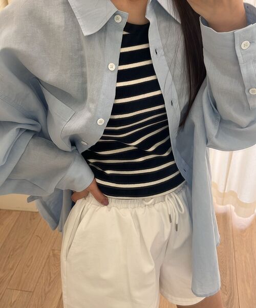 LINGSEOUL(リングソウル)の「half cotton banding pants-white(その他パンツ・レディース・その他・FREE)」の5枚目の写真