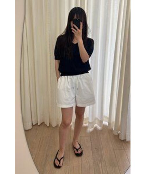 LINGSEOUL(リングソウル)の「half cotton banding pants-white(その他パンツ・レディース・その他・FREE)」の8枚目の写真
