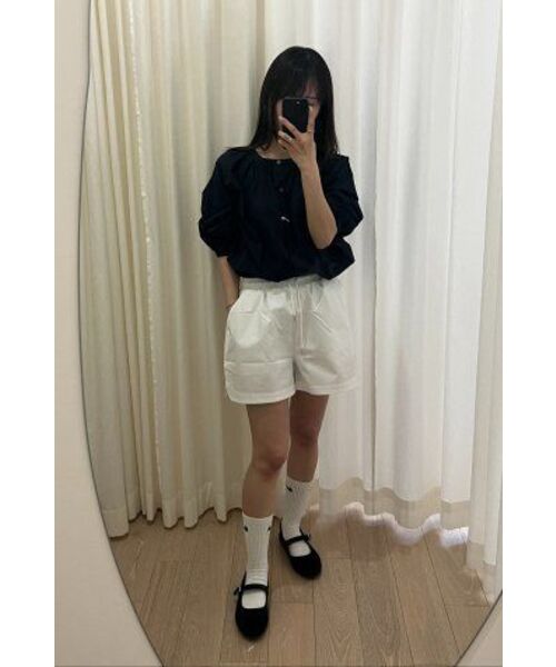 LINGSEOUL(リングソウル)の「half cotton banding pants-white(その他パンツ・レディース・その他・FREE)」の3枚目の写真