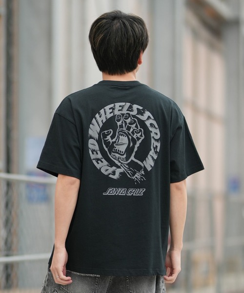 SANTA CRUZ(サンタクルーズ)の「SANTA CRUZ/サンタクルーズ 半袖 Tシャツ SPEED WHEELS STRIP SS TEE ムラサキ限定 502262404(Tシャツ/カットソー・メンズ・ホワイト/ブラック/シルバーグレー・M/XL/L)」の11枚目の写真