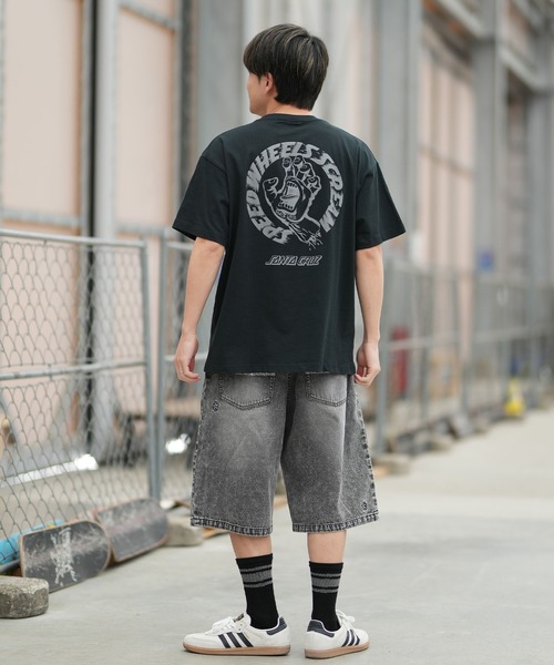 SANTA CRUZ(サンタクルーズ)の「SANTA CRUZ/サンタクルーズ 半袖 Tシャツ SPEED WHEELS STRIP SS TEE ムラサキ限定 502262404(Tシャツ/カットソー・メンズ・ホワイト/ブラック/シルバーグレー・M/XL/L)」の13枚目の写真