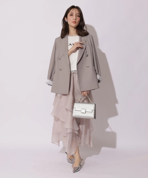 Apuweiser-riche（アプワイザーリッシェ）の「ハートブローチテーラージャケット（その他アウター・レディース・ライトグレー・2/1）」の15枚目の写真