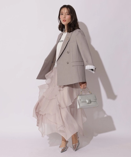 Apuweiser-riche（アプワイザーリッシェ）の「ハートブローチテーラージャケット（その他アウター・レディース・ライトグレー・2/1）」の16枚目の写真