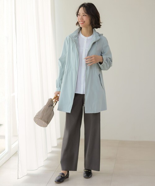 J.PRESS Ladies(J.プレス レディス)の「【春のマストアイテム・WEB限定カラーあり・2way】Artirosa ロング丈 コート(その他アウター・レディース・ライトグリーン系/ベージュ系/ブラウン系1/ネイビー系・XS/S)」の8枚目の写真