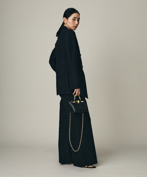 Chaos（カオス）の「Chaos(カオス)/ タキシードパンツ　【セットアップ可】（スラックス・レディース・ブラック・38/36）」の4枚目の写真