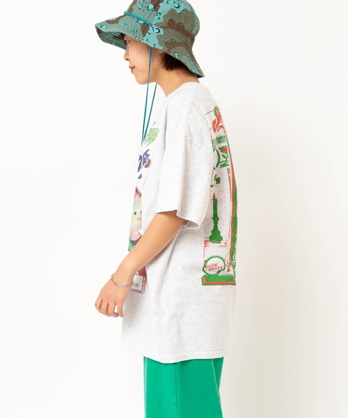 RNA(アールエヌエー)の「M2622 コンフュージョンフォトプリントT(Tシャツ/カットソー・レディース・ミント/アッシュグレー/ホワイト・MEDIUM)」の5枚目の写真