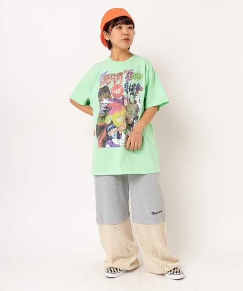 RNA(アールエヌエー)の「M2622 コンフュージョンフォトプリントT(Tシャツ/カットソー・レディース・ミント/アッシュグレー/ホワイト・MEDIUM)」の13枚目の写真