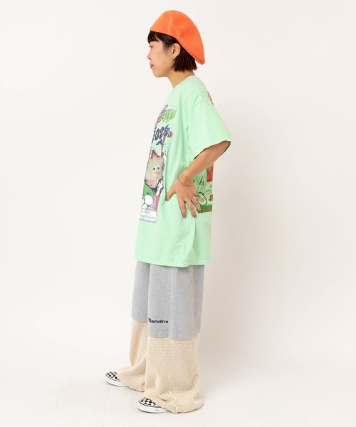 RNA(アールエヌエー)の「M2622 コンフュージョンフォトプリントT(Tシャツ/カットソー・レディース・ミント/アッシュグレー/ホワイト・MEDIUM)」の14枚目の写真