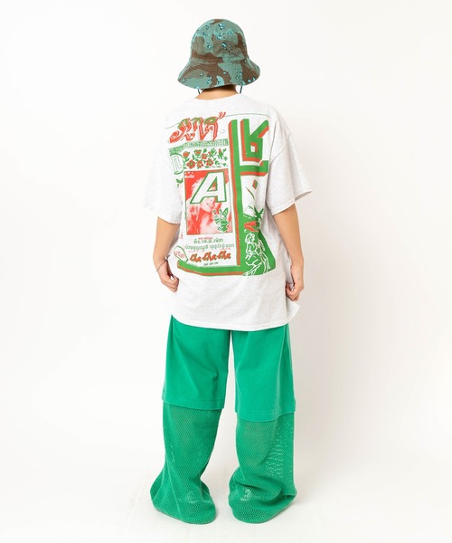 RNA(アールエヌエー)の「M2622 コンフュージョンフォトプリントT(Tシャツ/カットソー・レディース・ミント/アッシュグレー/ホワイト・MEDIUM)」の12枚目の写真