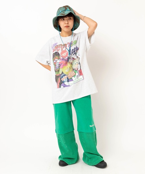 RNA(アールエヌエー)の「M2622 コンフュージョンフォトプリントT(Tシャツ/カットソー・レディース・ミント/アッシュグレー/ホワイト・MEDIUM)」の10枚目の写真