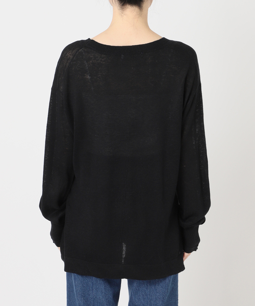 B.C STOCK(ベーセーストック)の「手洗い可 / FRENCH ICY LINEN プルオーバー(ニット/セーター・レディース・ブルー/ホワイト/ピンク/ブラック・FREE)」の10枚目の写真