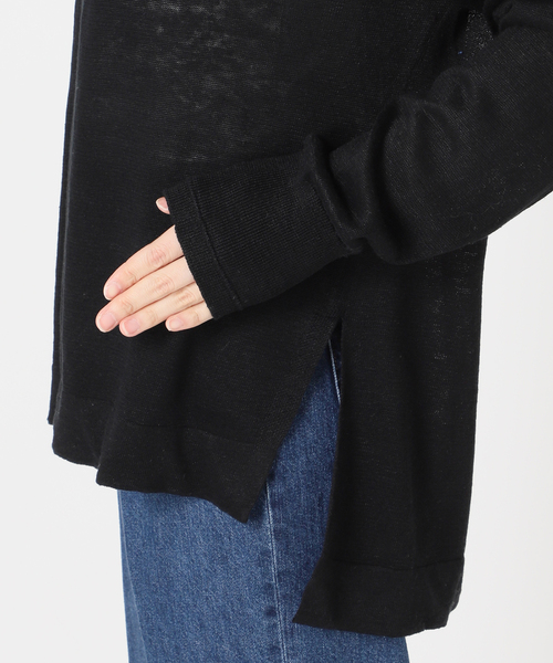 B.C STOCK(ベーセーストック)の「手洗い可 / FRENCH ICY LINEN プルオーバー(ニット/セーター・レディース・ブルー/ホワイト/ピンク/ブラック・FREE)」の13枚目の写真