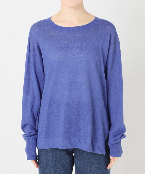 B.C STOCK(ベーセーストック)の「手洗い可 / FRENCH ICY LINEN プルオーバー(ニット/セーター・レディース・ブルー/ホワイト/ピンク/ブラック・FREE)」の18枚目の写真
