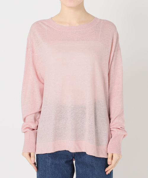 B.C STOCK(ベーセーストック)の「手洗い可 / FRENCH ICY LINEN プルオーバー(ニット/セーター・レディース・ブルー/ホワイト/ピンク/ブラック・FREE)」の20枚目の写真