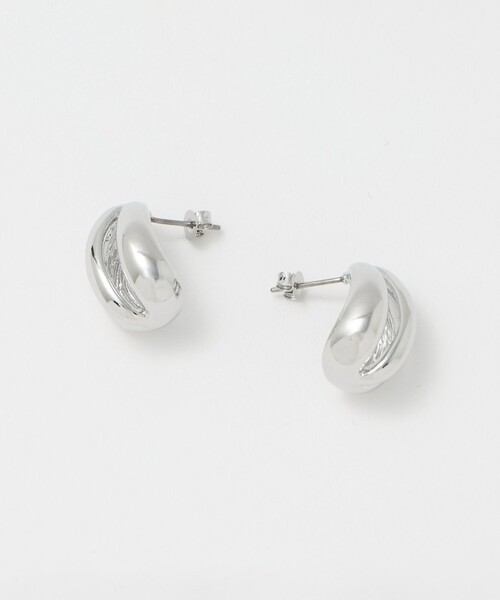 3ライン ハーフボール ピアス（ピアス（両耳用））｜green label