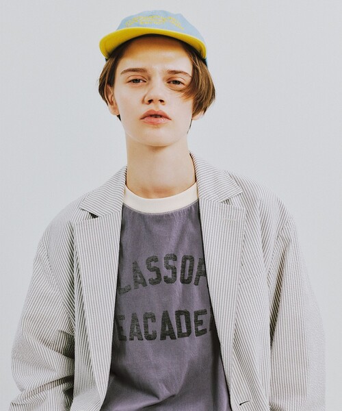 BEAMS BOY(ビームスボーイ)の「シアサッカー ジャケット(テーラードジャケット・レディース・グレー/ベージュ・0/1)」の8枚目の写真