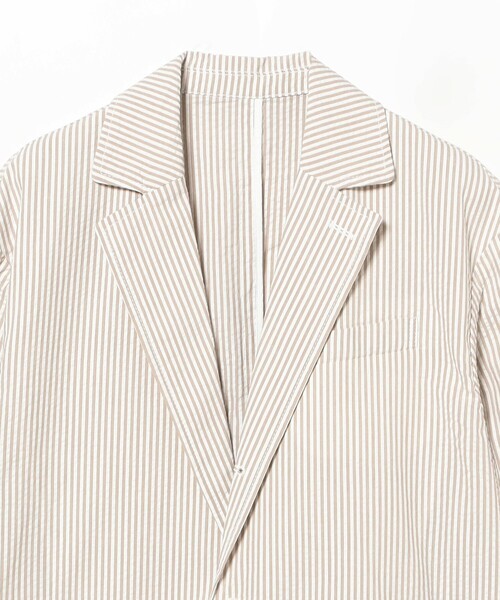 BEAMS BOY(ビームスボーイ)の「シアサッカー ジャケット(テーラードジャケット・レディース・グレー/ベージュ・0/1)」の22枚目の写真