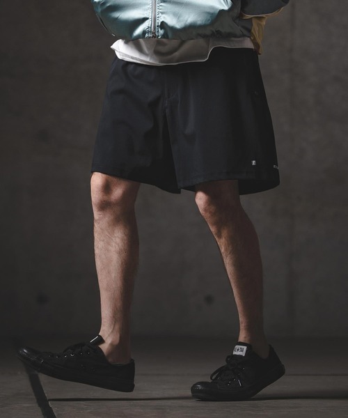 GLIMCLAP（グリムクラップ）の「mp14558-Airy Smooth Fabric Shorts ショートパンツ(201-027-gls-cg)（その他パンツ・メンズ・ブラック/ベージュ/チャコール・L/M/S）」の15枚目の写真