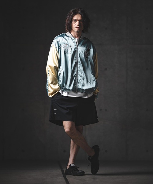 GLIMCLAP（グリムクラップ）の「mp14558-Airy Smooth Fabric Shorts ショートパンツ(201-027-gls-cg)（その他パンツ・メンズ・ブラック/ベージュ/チャコール・L/M/S）」の18枚目の写真