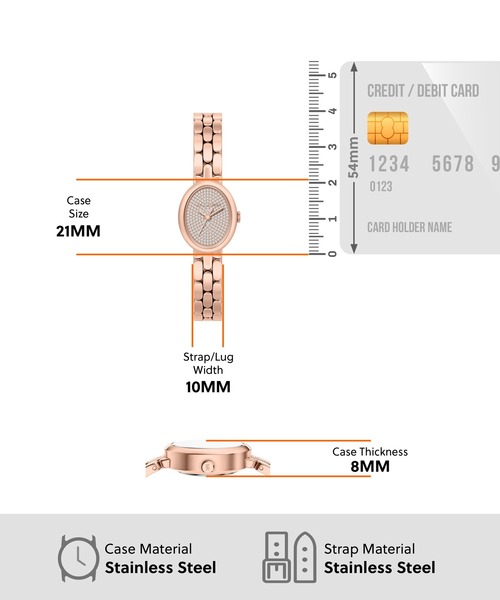 MICHAEL KORS(マイケルコース)の「マイケル・コース 腕時計 レディース アナログ ステンレス MK7598SET(アナログ腕時計・レディース・ピンクゴールド・FREE)」の5枚目の写真