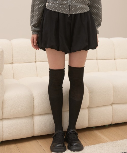 Birthday room（バースデイルーム）の「ジョーゼットバルーンショートパンツ/Georgette Balloon short pants（その他パンツ・レディース・ホワイト/ブラック・FREE）」の2枚目の写真