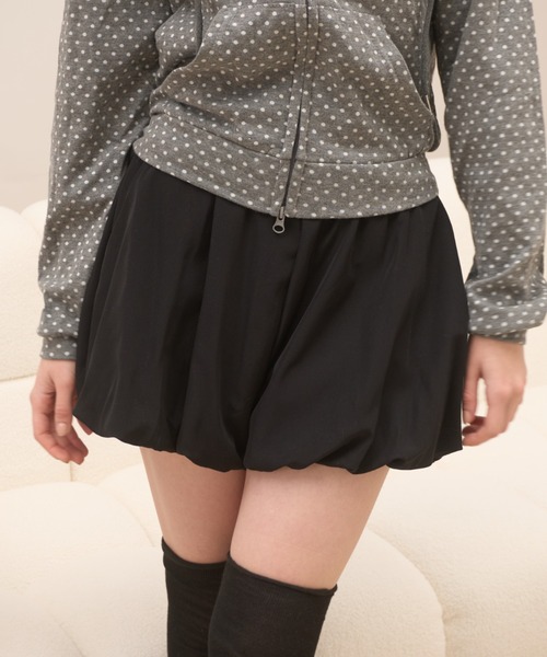 Birthday room（バースデイルーム）の「ジョーゼットバルーンショートパンツ/Georgette Balloon short pants（その他パンツ・レディース・ホワイト/ブラック・FREE）」の8枚目の写真