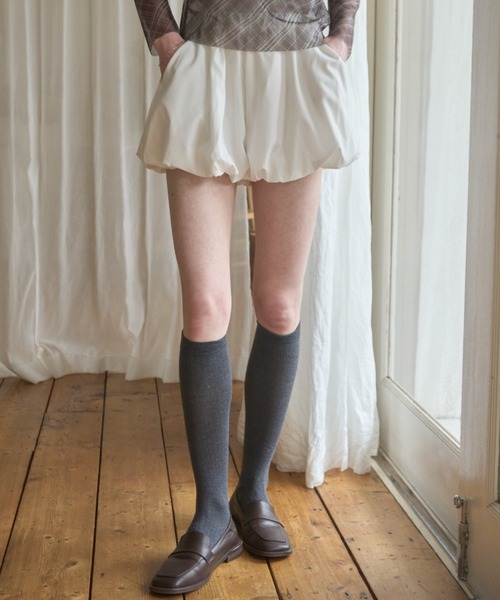 Birthday room(バースデイルーム)の「ジョーゼットバルーンショートパンツ/Georgette Balloon short pants(その他パンツ・レディース・ホワイト/ブラック・FREE)」の20枚目の写真