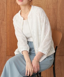 GLACIER lusso | 8分袖レースブルゾン(ブルゾン)