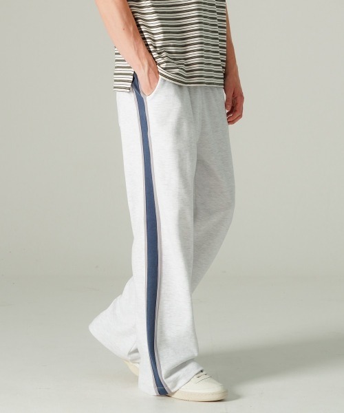 NO NEED(ノーニード)の「【WV PROJECT】Brace Semi Wide Track Pants/HSLP7808(その他パンツ・メンズ・ネイビー/オフホワイト/ブラウン/ブラック・3L/LL/L/M)」の2枚目の写真