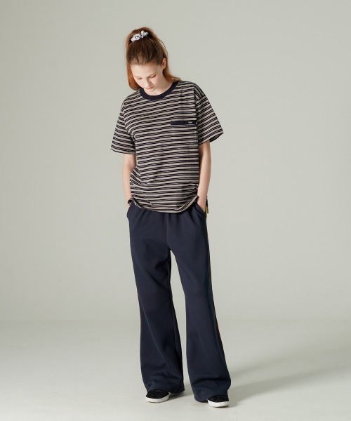 NO NEED(ノーニード)の「【WV PROJECT】Brace Semi Wide Track Pants/HSLP7808(その他パンツ・メンズ・ネイビー/オフホワイト/ブラウン/ブラック・3L/LL/L/M)」の5枚目の写真