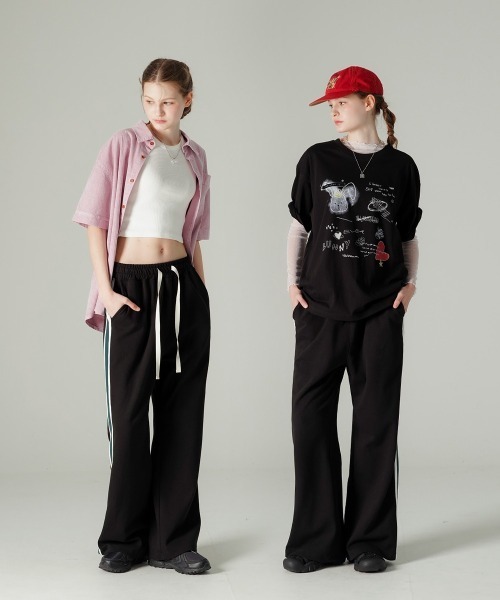 NO NEED(ノーニード)の「【WV PROJECT】Brace Semi Wide Track Pants/HSLP7808(その他パンツ・メンズ・ネイビー/オフホワイト/ブラウン/ブラック・3L/LL/L/M)」の20枚目の写真