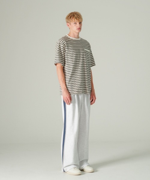NO NEED(ノーニード)の「【WV PROJECT】Brace Semi Wide Track Pants/HSLP7808(その他パンツ・メンズ・ネイビー/オフホワイト/ブラウン/ブラック・3L/LL/L/M)」の21枚目の写真