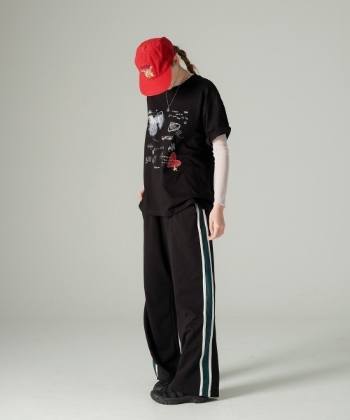 NO NEED(ノーニード)の「【WV PROJECT】Brace Semi Wide Track Pants/HSLP7808(その他パンツ・メンズ・ネイビー/オフホワイト/ブラウン/ブラック・3L/LL/L/M)」の22枚目の写真