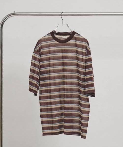 TODAYFUL/トゥデイフル】Sheer Border T-shirt/シアーボーダーTシャツ