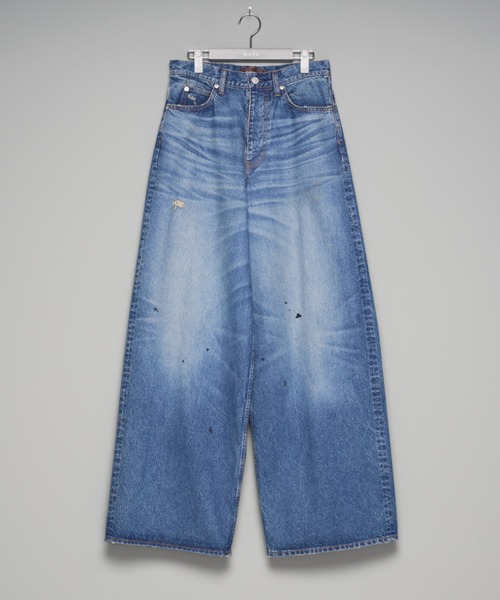 MASU（エムエーエスユー）の「【M A S U】MB BAGGY JEANS VINTAGE（デニムパンツ・メンズ・インディゴブルー/ブラック・48/46）」の2枚目の写真
