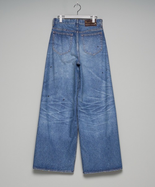 MASU（エムエーエスユー）の「【M A S U】MB BAGGY JEANS VINTAGE（デニムパンツ・メンズ・インディゴブルー/ブラック・48/46）」の4枚目の写真