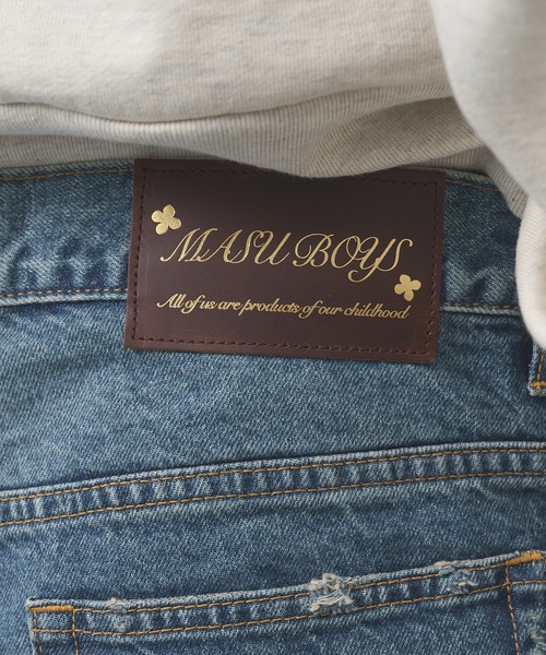 MASU（エムエーエスユー）の「【M A S U】MB BAGGY JEANS VINTAGE（デニムパンツ・メンズ・インディゴブルー/ブラック・48/46）」の18枚目の写真