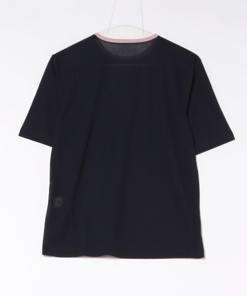 FIL DE FER(フィルデフェール)の「バイカラーシアーポリ クルーネックTEE(Tシャツ/カットソー・レディース・ネイビー/イエロー・FREE)」の19枚目の写真