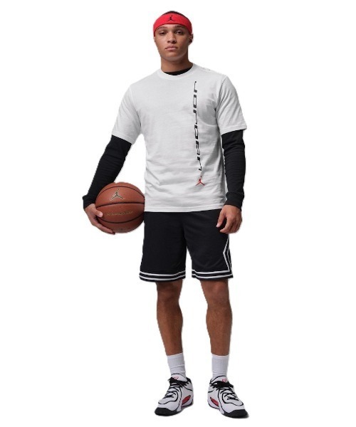 JORDAN BRAND(ジョーダンブランド)の「ジョーダン Jordan DF SPT GFX S/S クルー(Tシャツ/カットソー・メンズ・ホワイト×ブラック・S/M/L/XL/2XL/SS)」の5枚目の写真