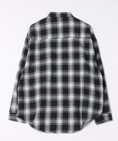 WARAIJOGO(ワライジョウゴ)の「【WARAIJOGO】ルーズシルエットネルチェック長袖シャツ/ネルシャツ(NEZ)(シャツ/ブラウス・メンズ・ブラック/イエロー・FREE)」の15枚目の写真