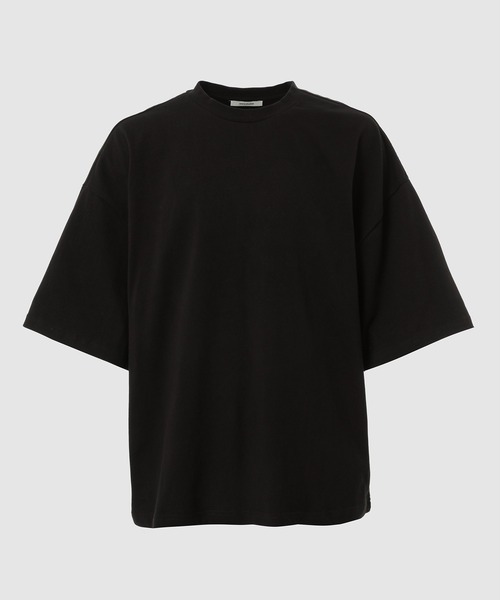 entire studios(エンタイアスタジオ)の「HEAVY BOXY TEE(Tシャツ/カットソー・メンズ・ブラウン/ブラック/ブラック系その他・XL/L/M)」の1枚目の写真